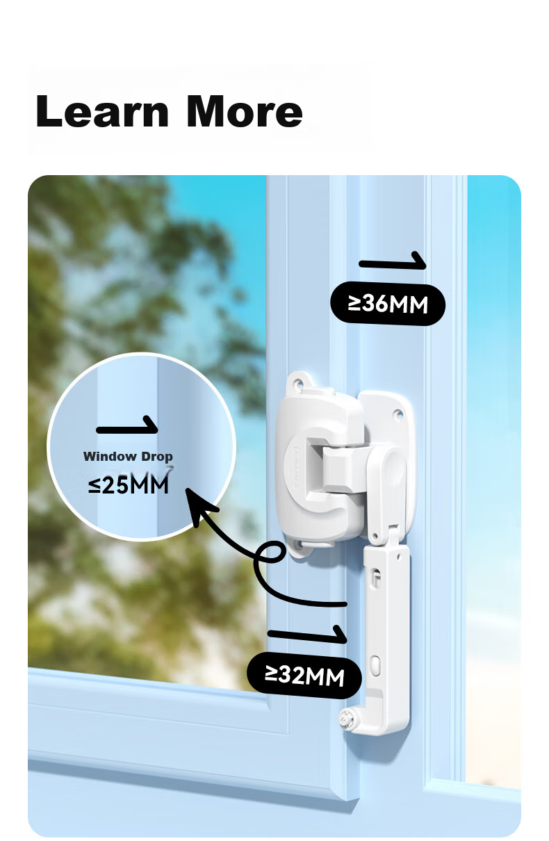 EUDEMON Child Door Stopper Lock Ventilation Anti-Close Door Anti-Pinch Pet Gap Door Stop Door Fixer 1 Piece 12