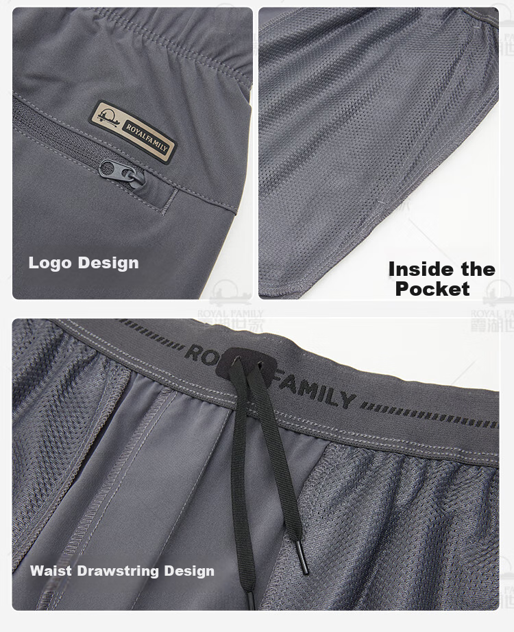Xiahushijia Straight-Leg Pants for Men, Lightweight, Elastic, Breathable, Casual Trousers, 199A/C Black Long Pants, Size 31 10