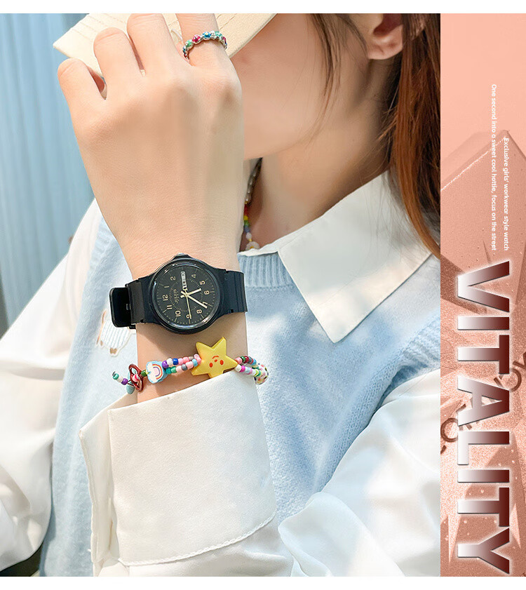 Julius JA-1523F Waterproof Silent Student Watch for Women and Men, High-Value Design for Girls, Suitable for Middle and High School Students 2