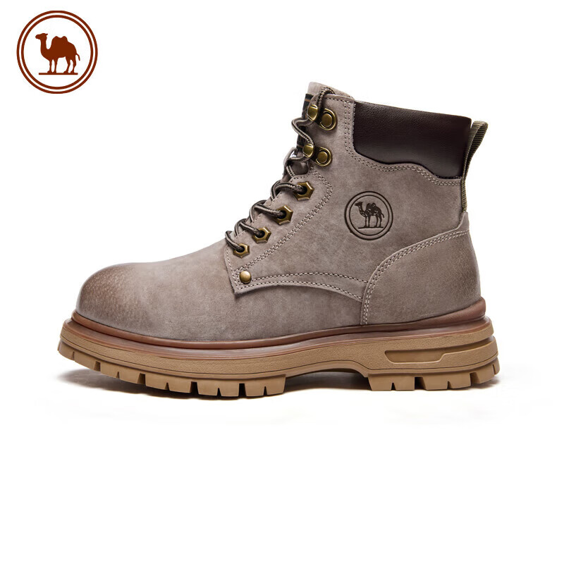 CAMEL Classic Outdoor Hiking Yellow Boots Women Martin Boots Outdoor Work Shoes P25W379009 Sand Color Size 37