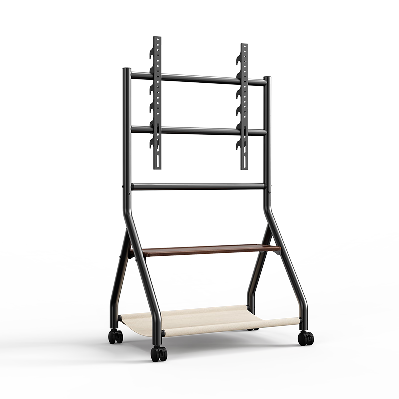 CABTE 50-90 Inch Mobile TV Stand Cat Climbing Frame Cart Art Cart 55/65/75/85 Inch TV Mount Universal Mobile TV Cart