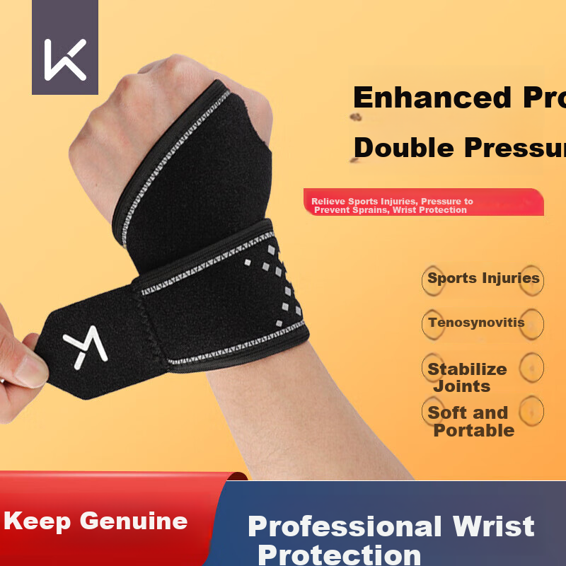 Keep Wrist Guard for Fitness, Tendonitis, Badminton, Men And Women, Bench Press, Push-Ups, Sports, Basketball Training, Wrist Support Brace