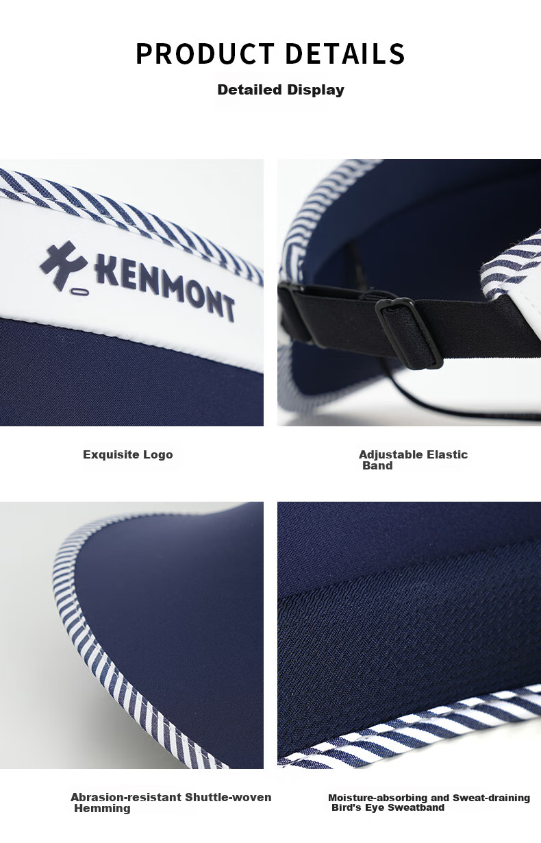 Kenmont Lightweight UV Protection Sun Hat, Summer Women's Wide Brim Face-Covering Visor Hat, Foldable Outdoor Sun Hat 6153 18