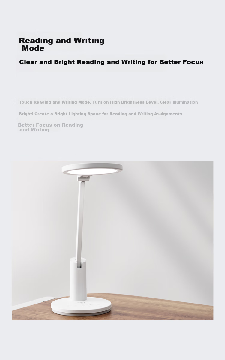 Haoshili Eye Protection Study Lamp for Bedroom, Students And Children, Bedside Reading And Writing LED Light TG035Pro 6