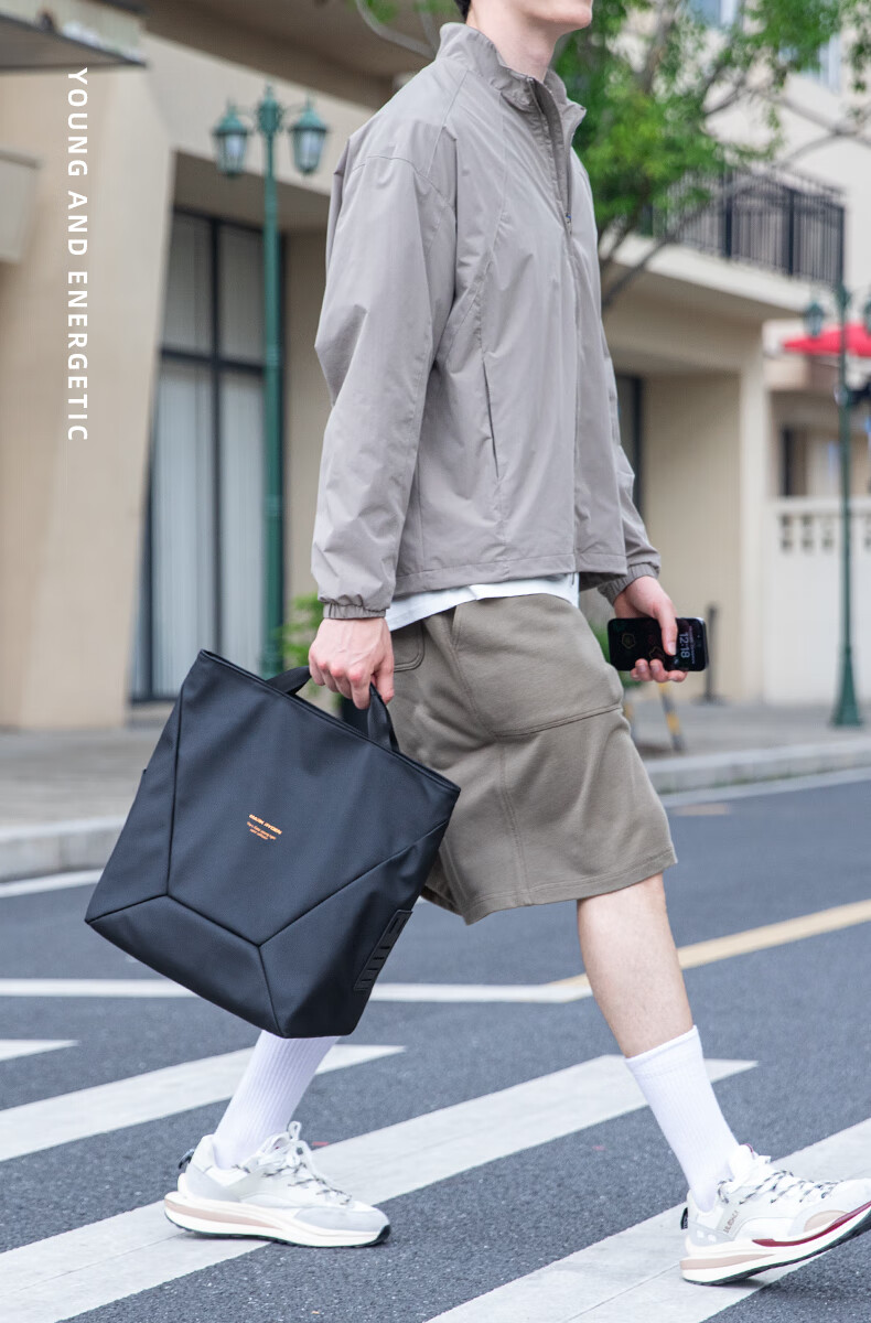 MARK RYDEN Men's Large Capacity Shoulder Tote Bag Magnetic Closure Crossbody Travel Commuter Handbag MR255 3