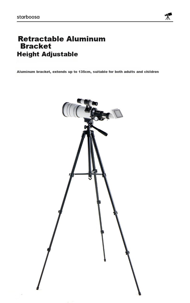 Starboosa Astronomical Telescope with Smart Star-Finding Connection Display, Children's Day Gift for Primary And Secondary School Students 9