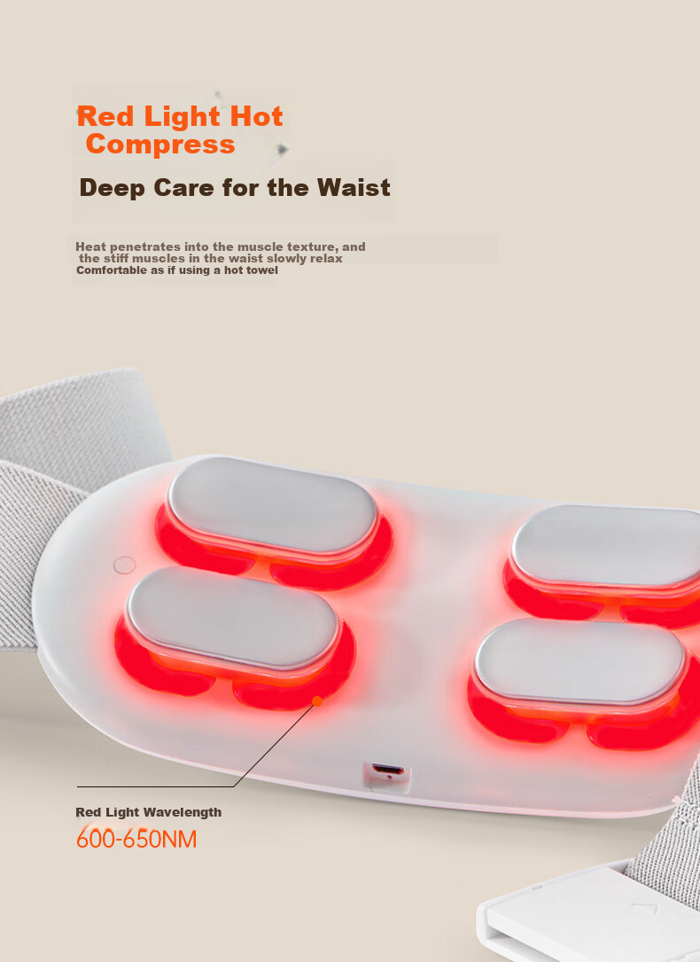 Keepfit Low Frequency Pulse Lumbar Massager Lumbar Massager Heating Pad Warm Belly 3