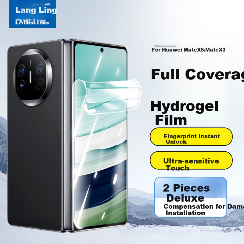 Защитная гидрогелевая пленка LANGLING для Huawei Mate X5/X3, HD, антицарапина, антиотпечатки