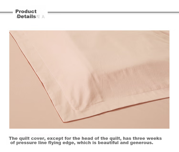 FUANNA Four-Piece Set, Pure Cotton, 100-Count Long-Staple Cotton, High-Quality Satin Bedding, Duvet Cover for 1.8-Meter Bed, 230*229cm 16