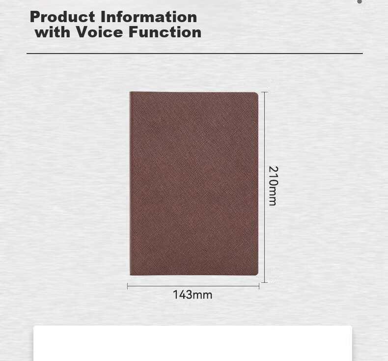 Deli 48K Business Notebook Leather Cover Journal Diary Meeting Record Book, 80 Sheets BP124 Black 12