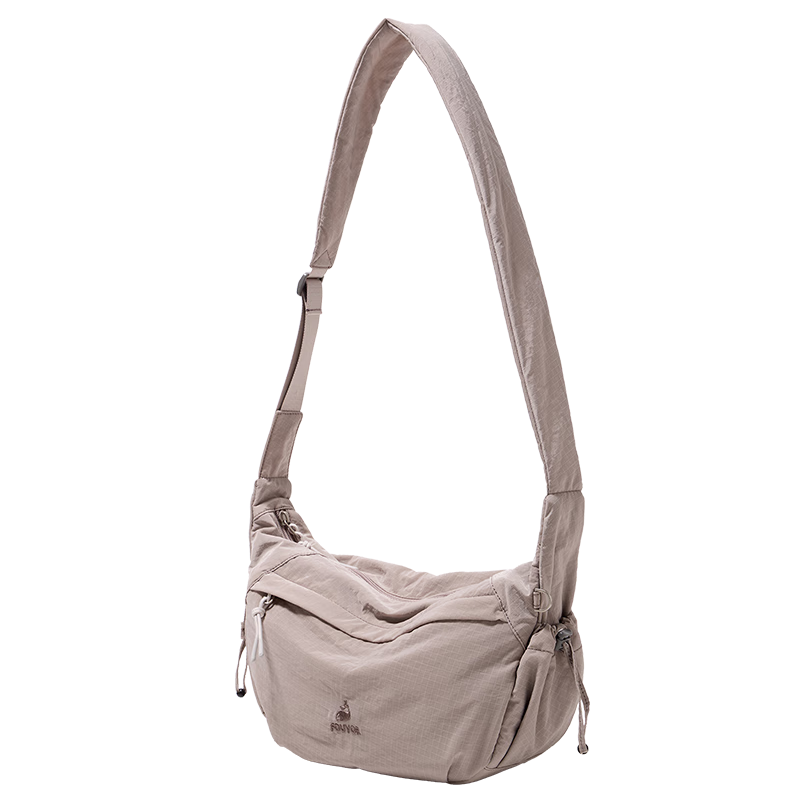 FOUVOR Fashion Crossbody Bag for Women New Large Capacity Shoulder Bag Lightweight Versatile Casual Canvas Bag Purple Gray