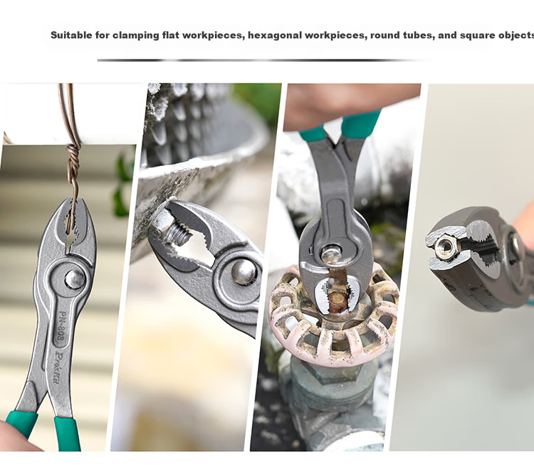 Pro'sKit 8-Inch Adjustable Multi-Function Carp Pliers, Pipe Wrench for Home Plumbing Repair, Carp Mouth Pliers PN-808 3