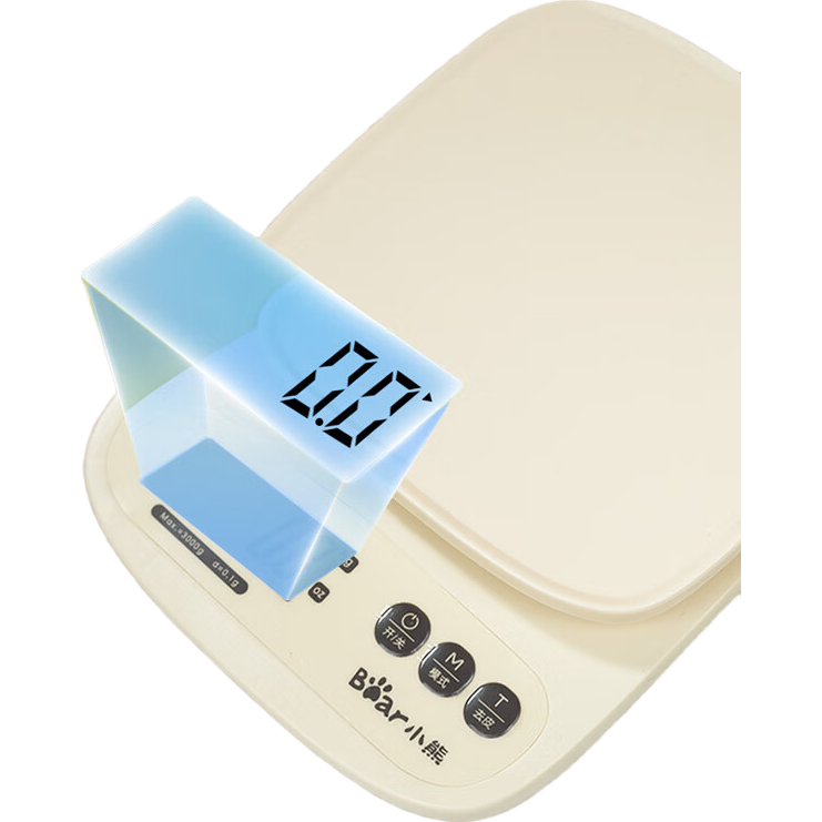 Bear Electronic Kitchen Scale Household Baking Scale Small Precision Scale 0.1g/3kg Rechargeable Model
