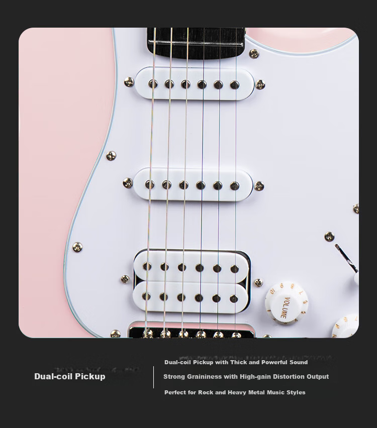 MOSEN MS-SS60BK Electric Guitar, ST Model with Tremolo Bar, Single-Coil Beginner Entry-Level Electric Guitar, Elegant Black 11