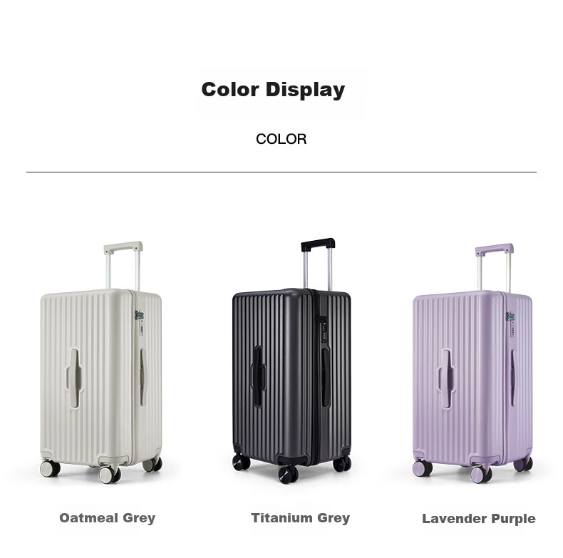 KALA·Y Luggage, 28-Inch Large Capacity Cube Suitcase, Trolley Case for Men And Women, Travel Suitcase for College Students, Dormitory Lockable Suitcase 11