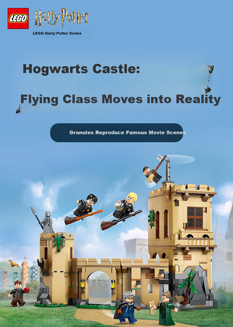 LEGO Harry Potter 76447 Hogwarts Castle Flying Course Building Set, Boys And Girls Children's Toy, Birthday Gift 1