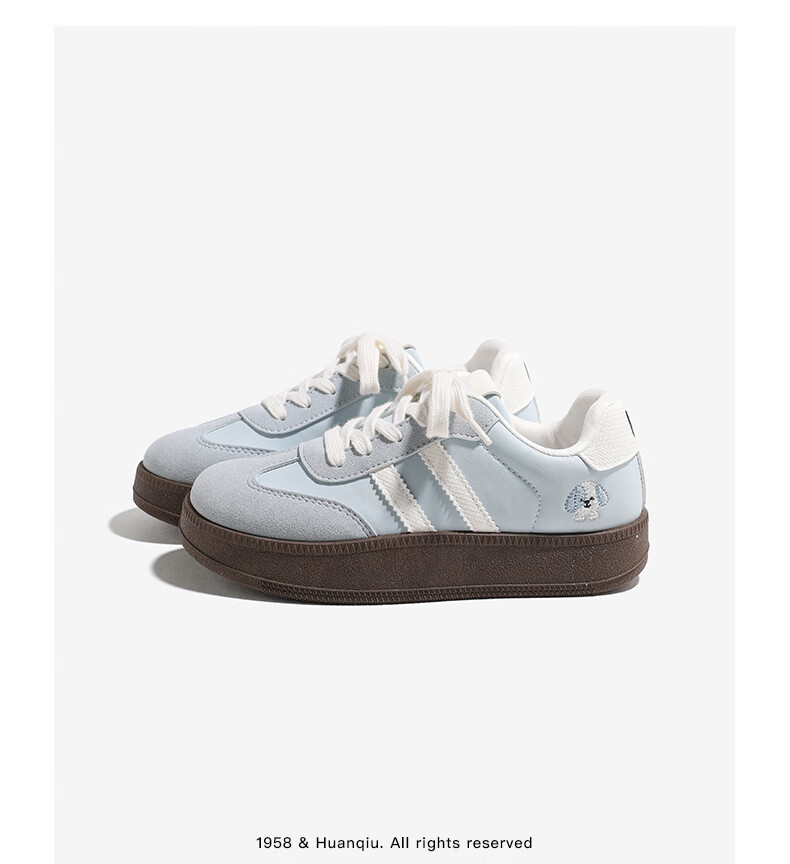 Global Korean Style Cow Print Sneakers Women 2026 Spring New Versatile Sports Casual Embroidered Trainer Shoes Beige Size 40 9