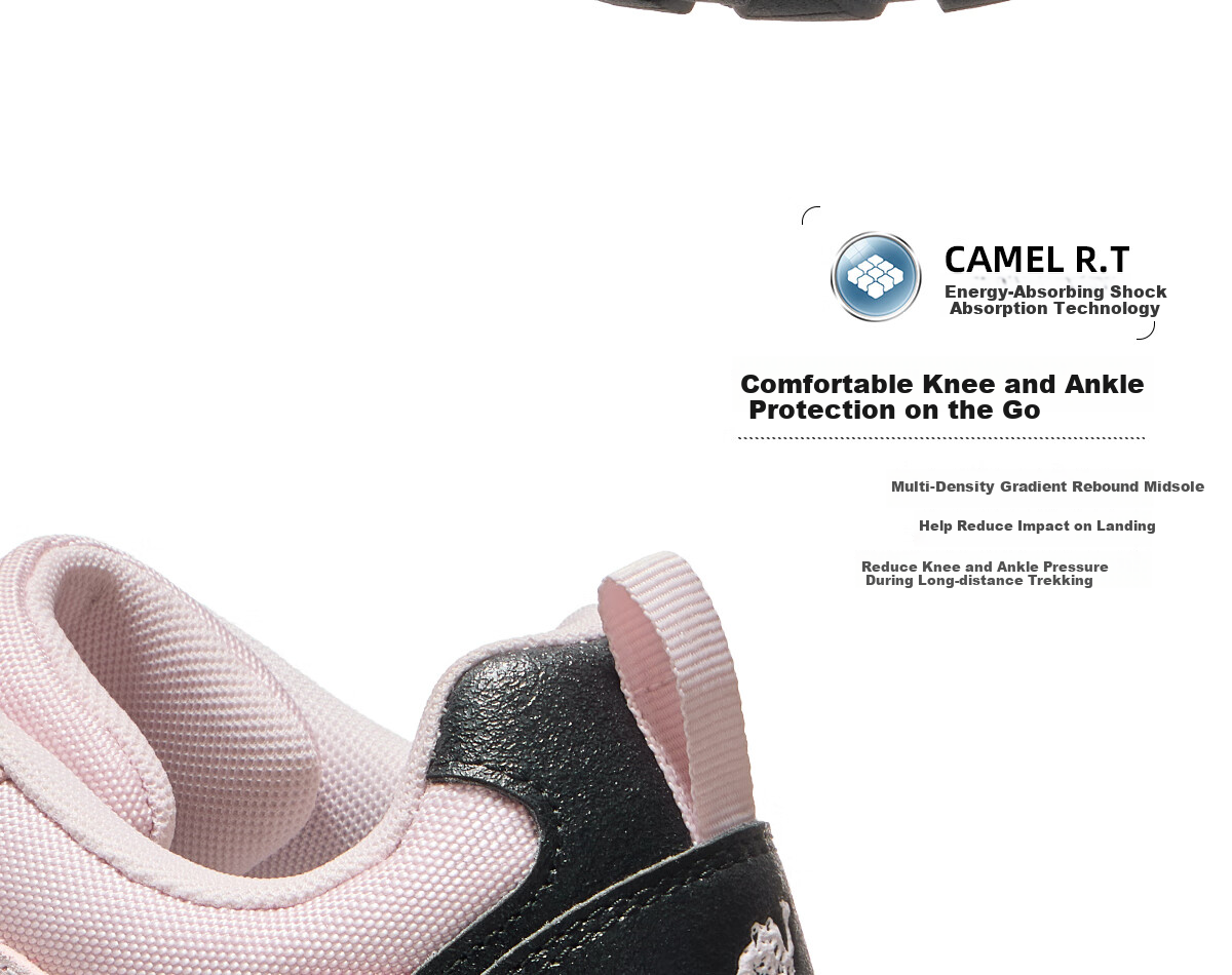 CAMEL [Panshi] Hiking Shoes for Men And Women, Ugly-Cute Outdoor Casual Shoes, Non-Slip Wear-Resistant Trekking Shoes 5