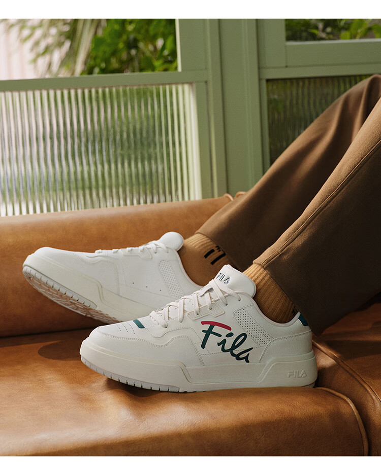 FILA Official [Yi Yangqianxi Edition] Men's Retro Square Casual Sneakers 19