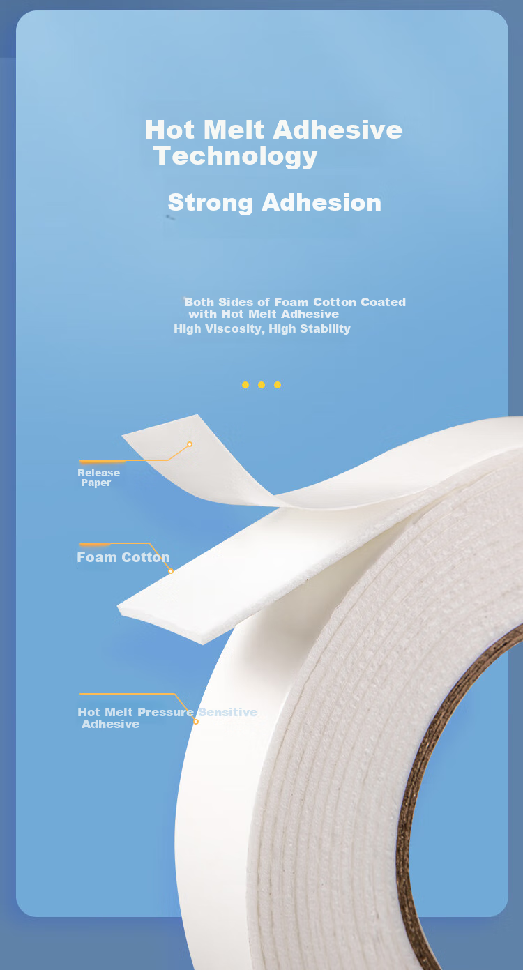 COMIX High-Adhesive Cotton Paper Double-Sided Tape, Strong And Sticky, 12mm*10y (9.1m/roll), Essential for Back to School, Student Office Supplies/stationery, 10 Rolls of Office Stationery, EP010 2