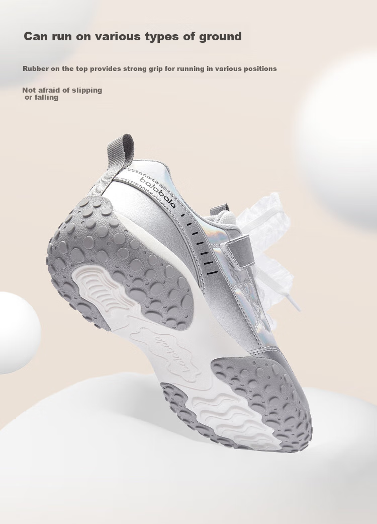 BALABALA Children's Shoes Girls' Sports Shoes for Autumn 2025 Ballet-Style Dad Shoes Lace Fashion 208325140010 5