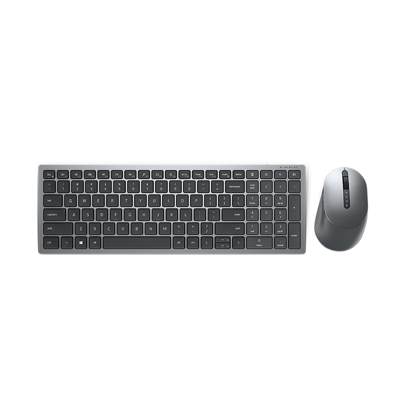 DELL Wireless Keyboard And Mouse Combo, Bluetooth Wireless Keyboard And Mouse Set for Office, Home, Business, Laptop, Desktop Computer Peripherals, Black KM7120W