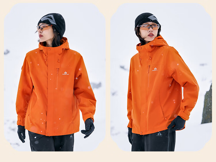 Pioneer Camp Qingniao Goose Down 3-in-1 Men's Winter Outdoor Windproof Waterproof Thickened Jacket Coat 17
