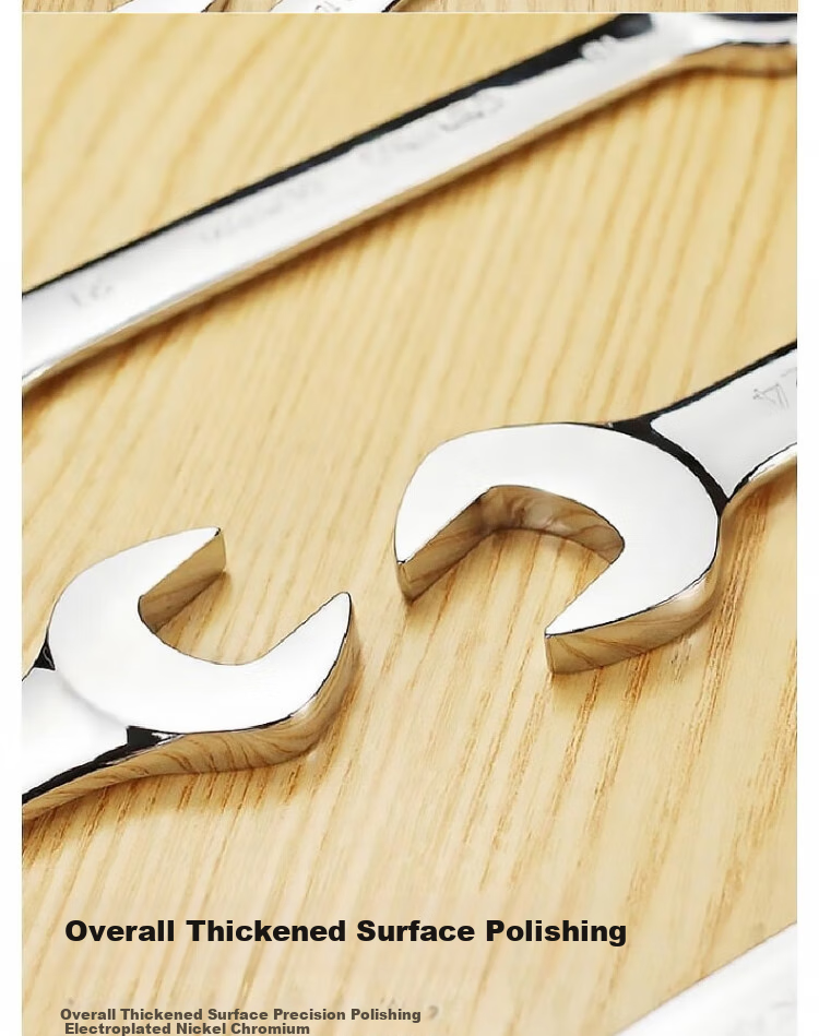 DELIGONGJU Deli Mirror Double Open-End Wrench, 12x14mm, DL161214 6