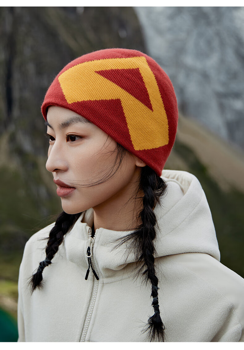 Toread Unisex Knitted Beanie Autumn Winter Outdoor Windproof Warm Wool Blend Fleece Lined Ear Protection Hiking Sports Hat 20