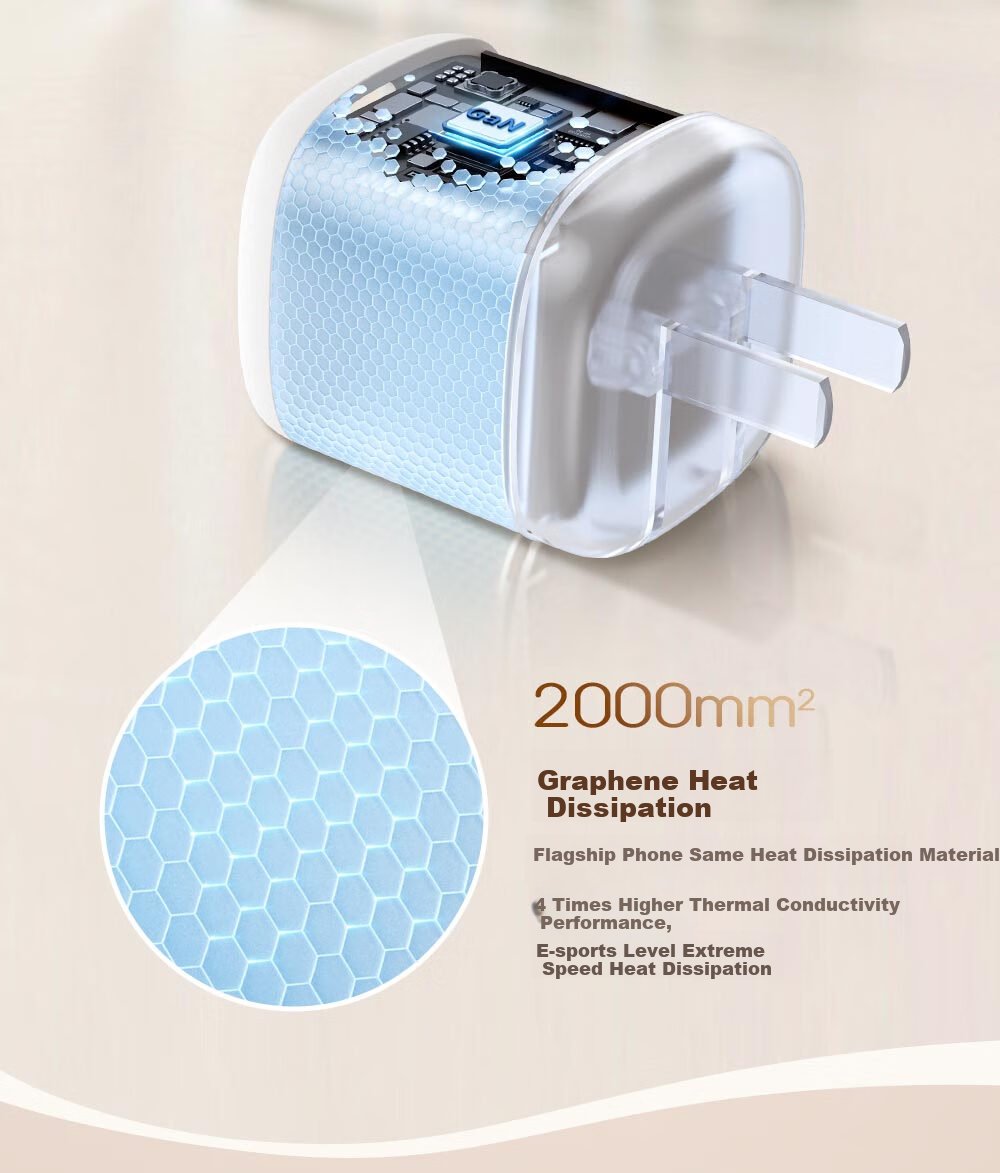 Huntkey AVS Protocol Fast Charger 45W GaN Charger Compatible with Apple iPhone 17/16/15 Pro Max and Tablets 40W Charging Adapter 9