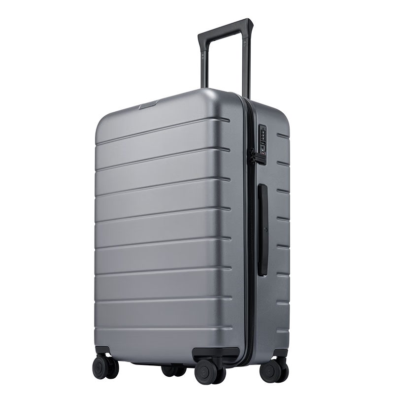 Mijia Xiaomi Luggage, 26-Inch Suitcase, Large Capacity Travel Case, PC Check-In Password Lock Suitcase, Leather Suitcase for Men And Women, Gray Color