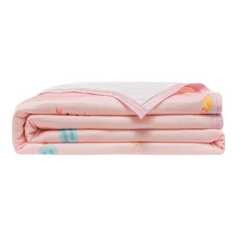 JD Original Small Wave Blanket, 1030g Air Conditioning Quilt Cover Towel Blanket, Nap Throw for Summer, Jina, 1.5x2m