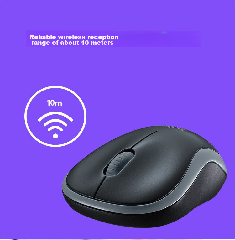 Logitech B175 Wireless Mouse, Office Mouse, USB Wireless Mouse Battery, Laptop Mouse for Both Hands, Enterprise Procurement, Commercial Version, Black 5