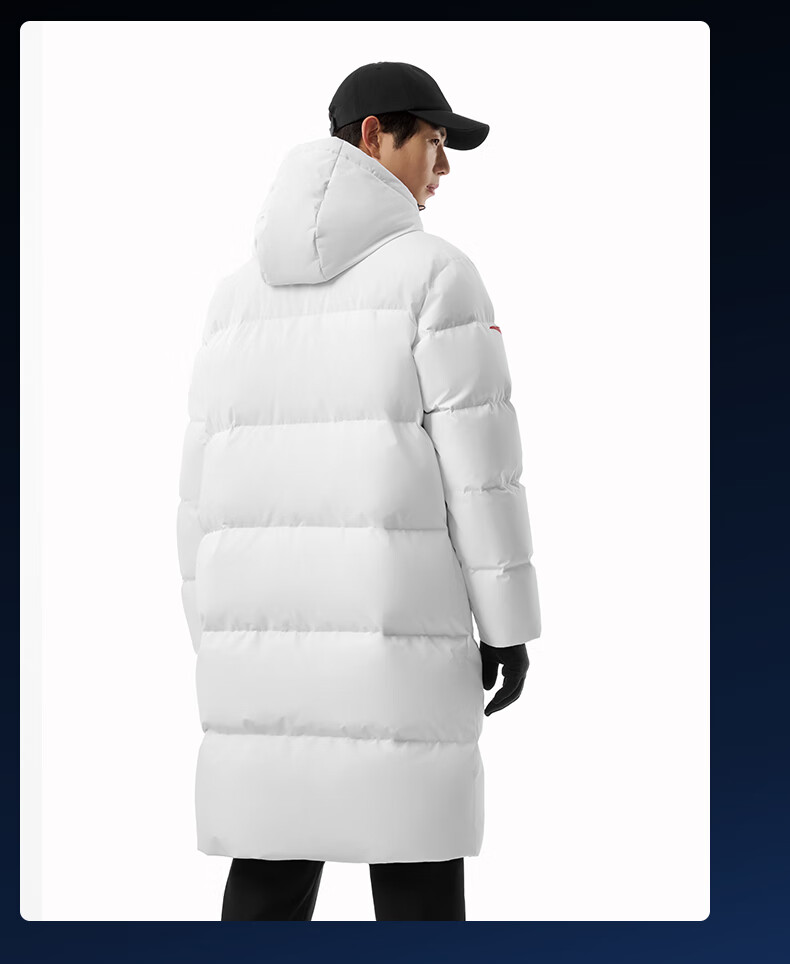 ANTA Six-Degree Core Down Jacket | Mid-Length Men's Sports Down Jacket Winter New Water-Repellent Cotton Coat 7