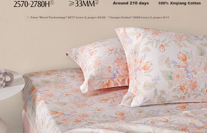 Shuixingjiafang Duvet Cover, Pure Cotton, 60-Count Long-Staple Cotton, Sateen Fabric, Bedding Cover for Double Bed, 200x230cm 6