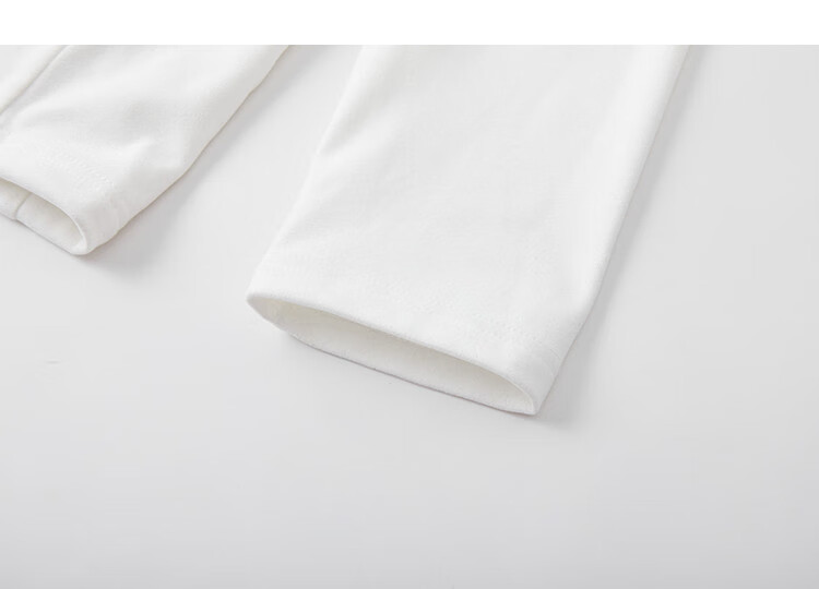 Demana [90% Goose Down Double-Sided Fleece] Women's Winter Multi-Layer Warmth Thickened Fleece Crew Neck Straight Fit T-Shirt 4
