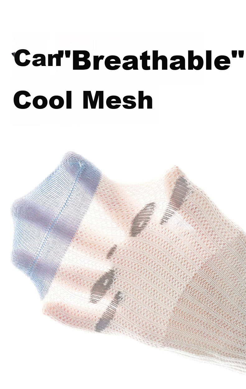 Beibi Newborn Baby Socks, Summer Thin Mesh Pure Cotton Class A Infant Socks, Children's Socks for Boys And Girls, Mid-Calf Socks for Babies 6