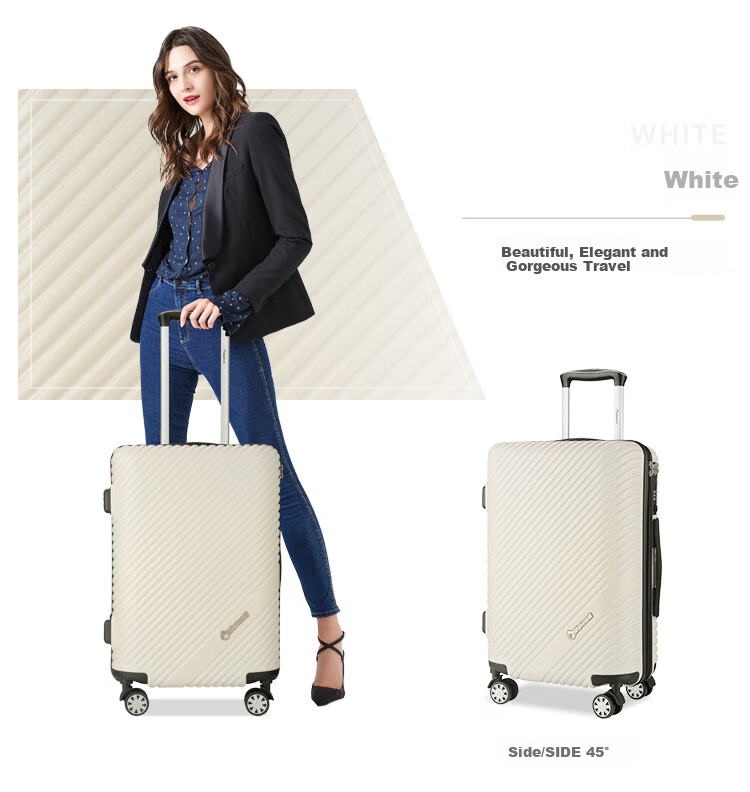 Diplomat 28-Inch Large Capacity Password Lock Suitcase with Wheels for Men And Women, Cloud-Shaped Travel Luggage TC-23254 Blue 6
