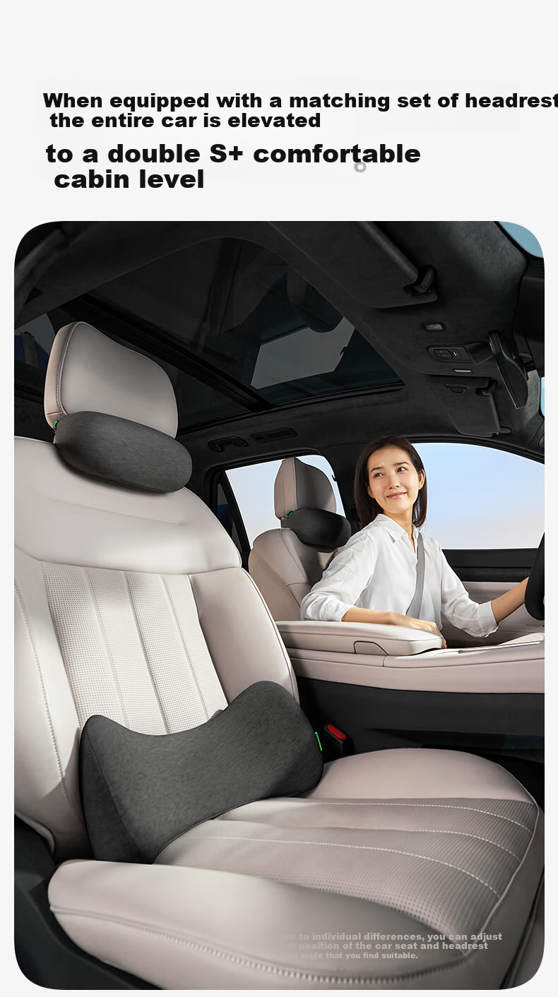 CICIDO Car Seat Lumbar Support Cushion Summer Waist Pillow Driver Backrest Neck Pillow 18