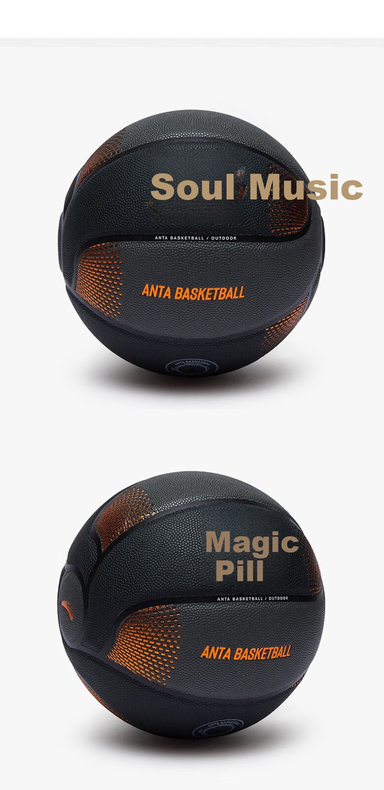 ANTA Basketball Size 7 Adult Competition Ball, Non-Slip, Wear-Resistant, Suitable for Cement Courts, Indoor And Outdoor Use, Professional Youth Basketball 19