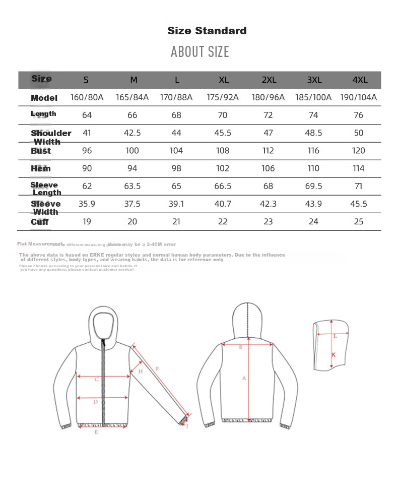 ERKE Sun Protection Jacket for Men, Summer Hooded Lightweight Ice-Cool Coat, UPF100+, Sports Running Windbreaker 26
