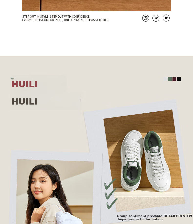 361° Women's Classic White Shoes for Autumn School Season Casual Board Shoes 682536622-1 4