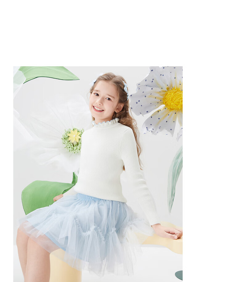 BALABALA Balaone Kids Sweater Boys 2025 Spring Autumn Knitwear Girls Parent-Child Pullover 208325103201 14