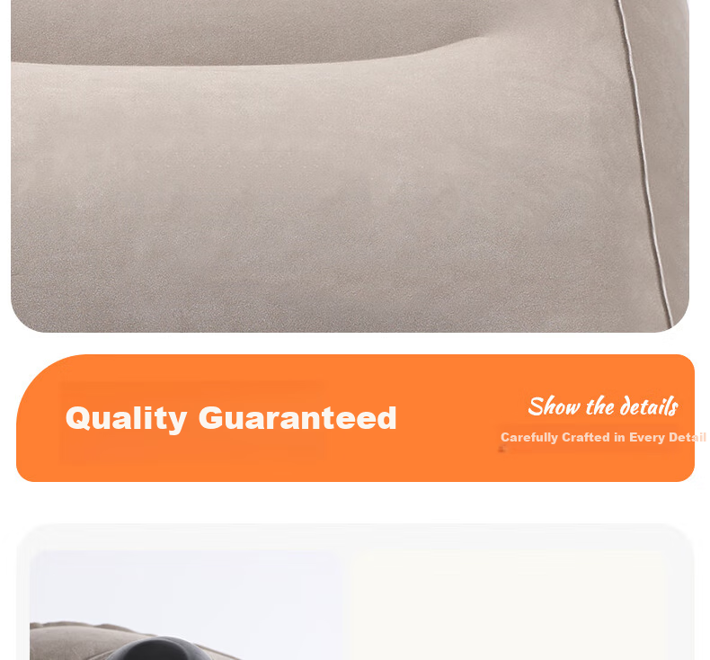 Etravel Push-In Inflatable Lumbar Pillow for Outdoor Travel, Office Chair, Long Sitting, Back Support, Car Cushion And Waist Protectio 9