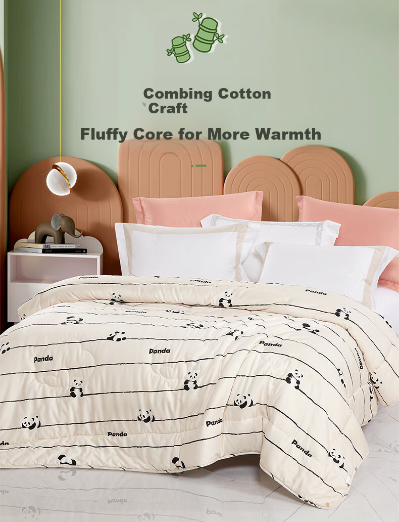 Fuannaertong Quilt, 100% Cotton, Children's Comforter, Student Dormitory Spring And Autumn All-Season Quilt, 152*210cm 6