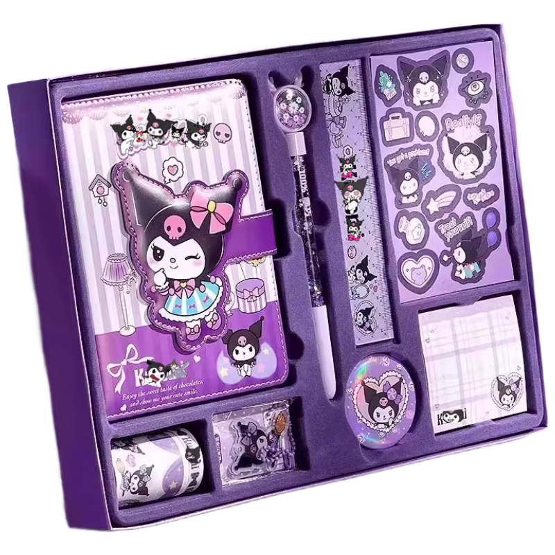 Shangmei Beibei Kuromi Planner Stickers DIY Craft Sticker Set Girls Toys Christmas Gift