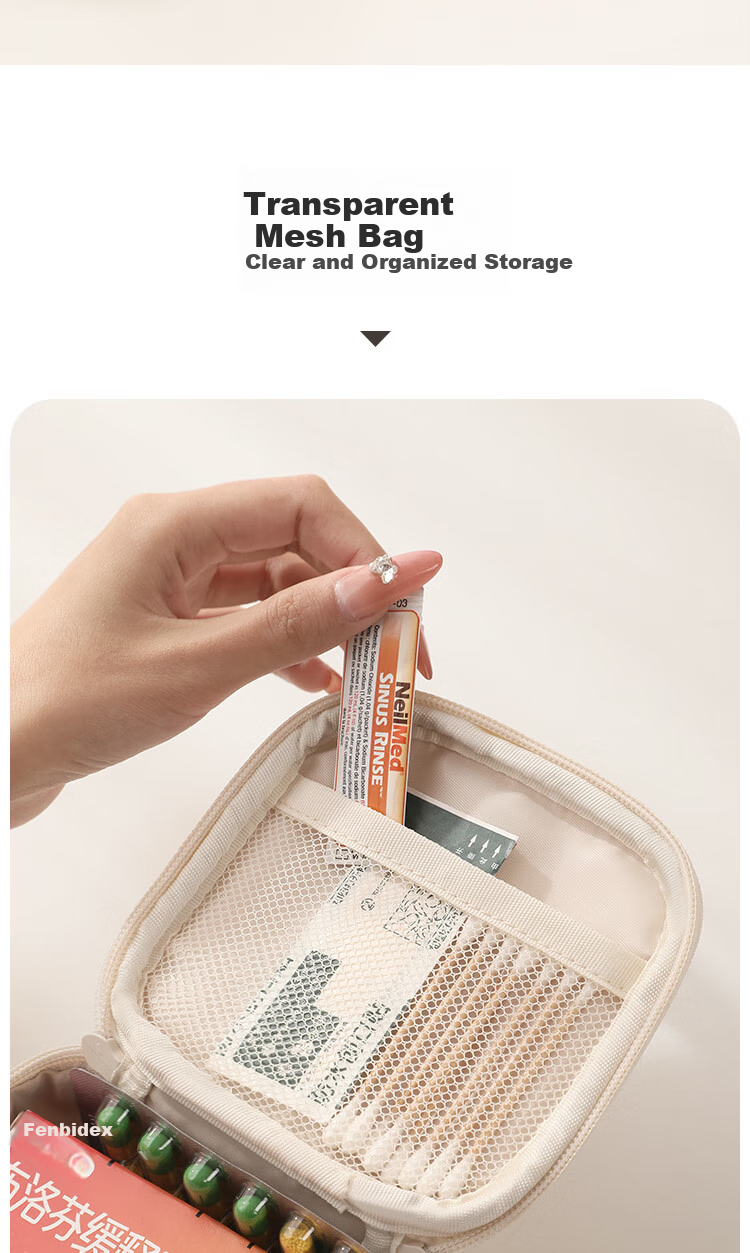 LOHAS Travel Portable Mini Pill Organizer Weekly 7-Day Medicine Storage Box for Supplements 4