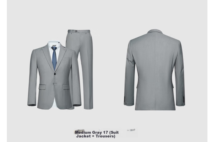 HLA Men's Suit Set, Light Business Fashion Notch Lapel Blazer, Spring And Autumn HTXAW3W010A 10