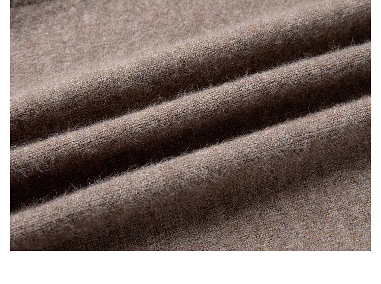 FANXIMAN Premium Wool Blend Knit Set Women Autumn New Top and Wide-Leg Pants Set Oatmeal M 13
