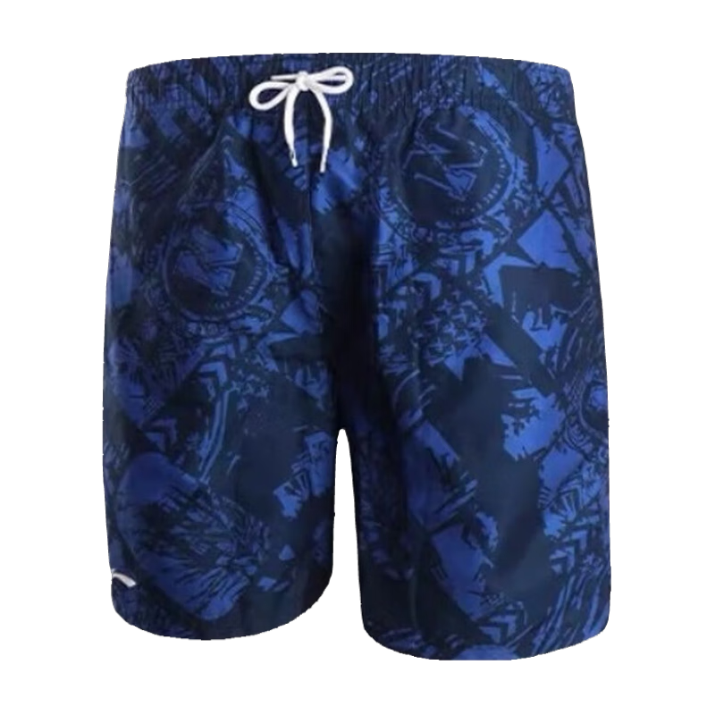 Li-Ning Men's Quick-Dry Beach Shorts 2026 New Men's Anti-Embarrassment Summer Surfing Swim Trunks Boxer Briefs
